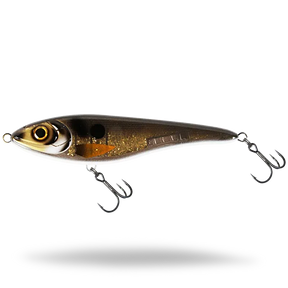 View of Jerk-Glide_Baits Strike Pro Big Bandit Slow Sink Glide Bait Classic Sucker available at EZOKO Pike and Musky Shop