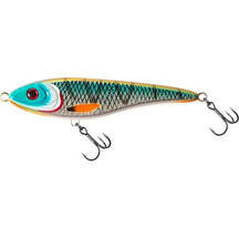 View of Jerk-Glide_Baits Strike Pro Big Bandit Suspending Glide Bait Tiger Cichild available at EZOKO Fishing