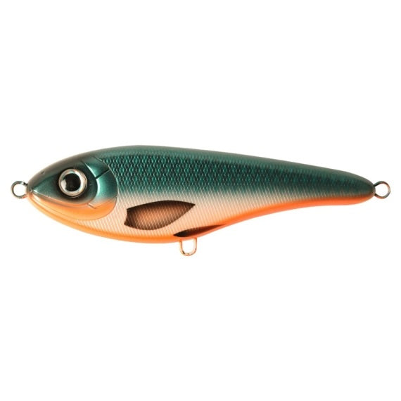 View of Jerk-Glide_Baits Strike Pro Buster Jerk II Suspending Glide Bait Dawning available at EZOKO Fishing