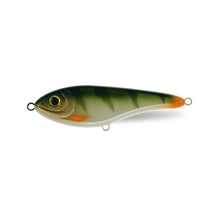 View of Jerk-Glide_Baits Strike Pro Buster Jerk II Suspending Glide Bait Naturel Perch available at EZOKO Pike and Musky Shop