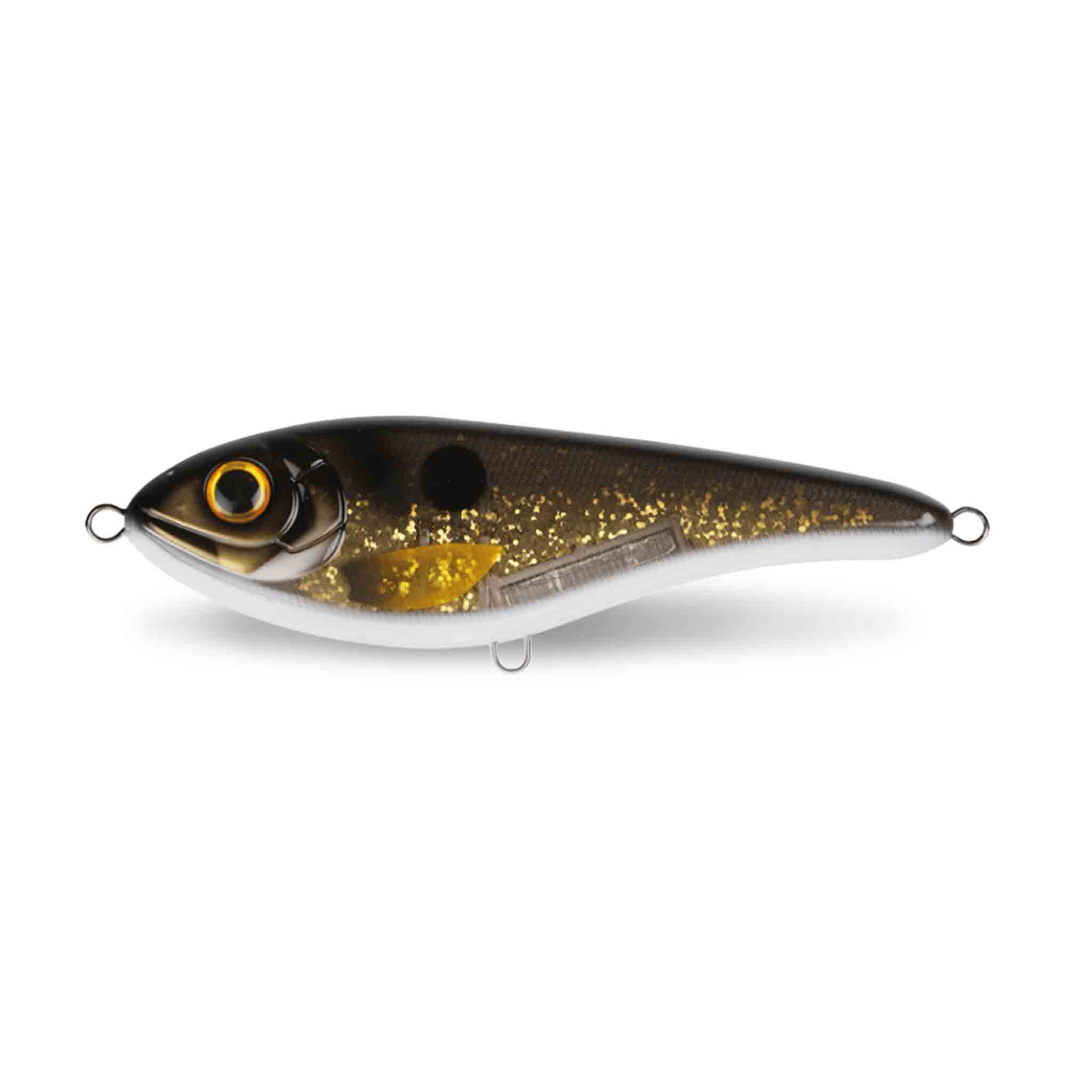 View of Jerk-Glide_Baits Strike Pro Buster Jerk Shallow Glide Bait Classic Sucker available at EZOKO Fishing