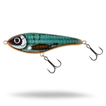 View of Jerk-Glide_Baits Strike Pro Buster Jerk Shallow Glide Bait Cosmic Blue available at EZOKO Fishing