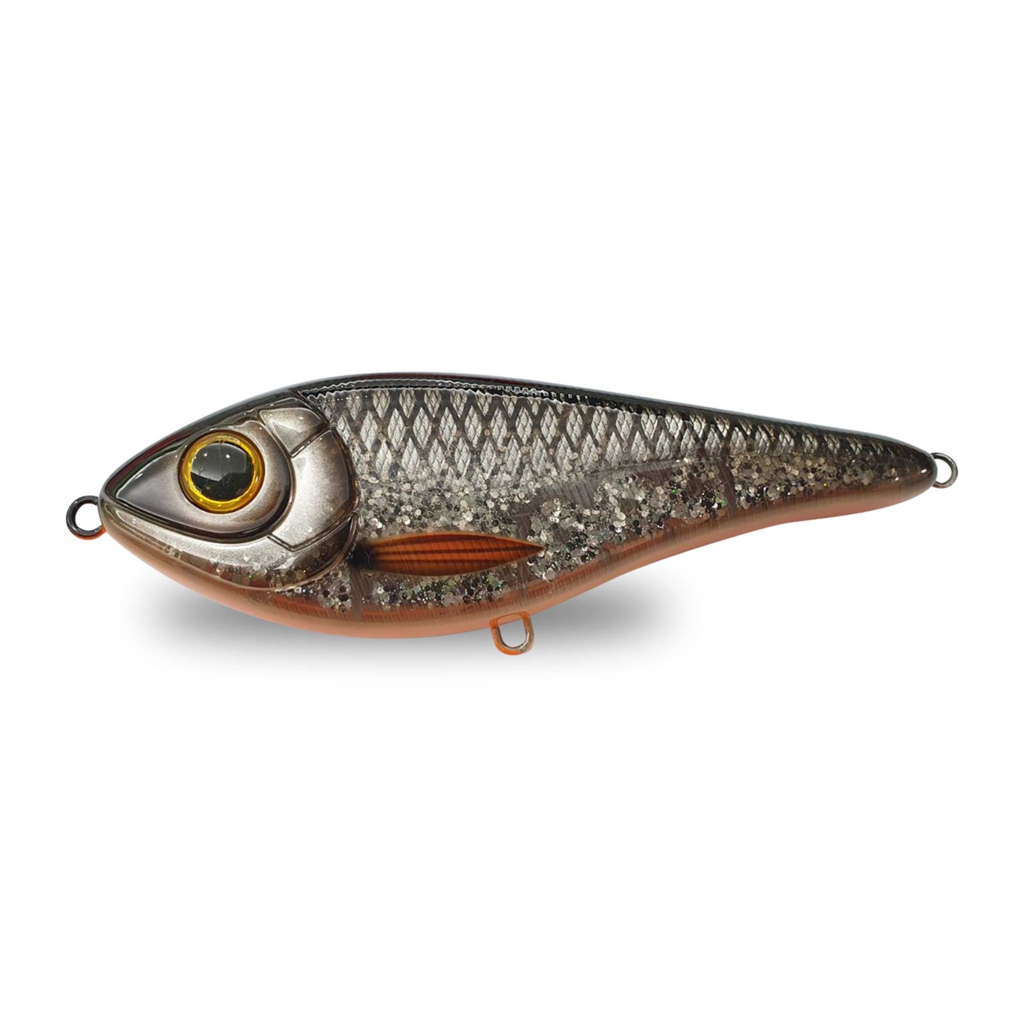 View of Swimbaits Strike Pro Buster Swimbait Sucker Punsch available at EZOKO Fishing