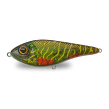 Strike Pro Buster Swimbait Green Motoroil Pike UV Jerk-Glide Baits