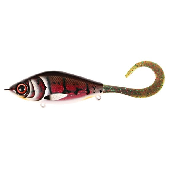 View of Jerk-Glide_Baits Strike Pro Guppie Jr Glide Bait Demon Bass available at EZOKO Fishing