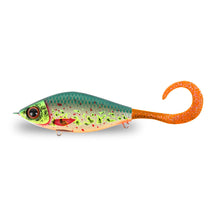 View of Jerk-Glide_Baits Strike Pro Guppie Jr Glide Bait The Saint / Gold glitter Tail available at EZOKO Fishing