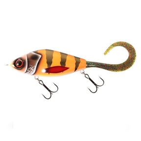 View of Jerk-Glide_Baits Strike Pro Guppie Jr Shallow Glide Bait Candy Corn available at EZOKO Fishing