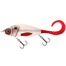 View of Jerk-Glide_Baits Strike Pro Guppie Jr Shallow Glide Bait Stags / Red Siver Glitter Tail available at EZOKO Pike and Musky Shop