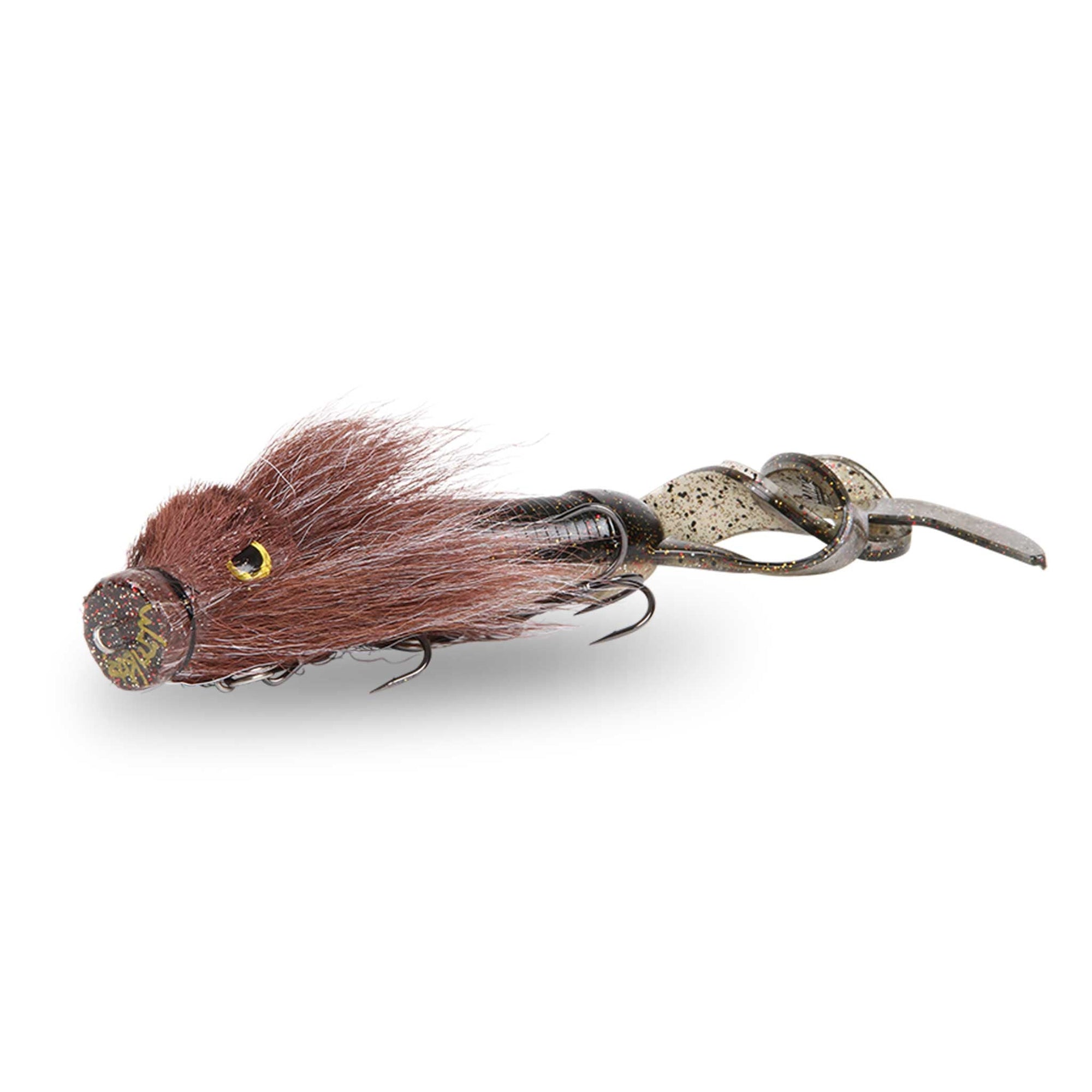 View of Swimbaits Strike Pro Miuras mouse big Swimbait Baby Brown available at EZOKO Fishing