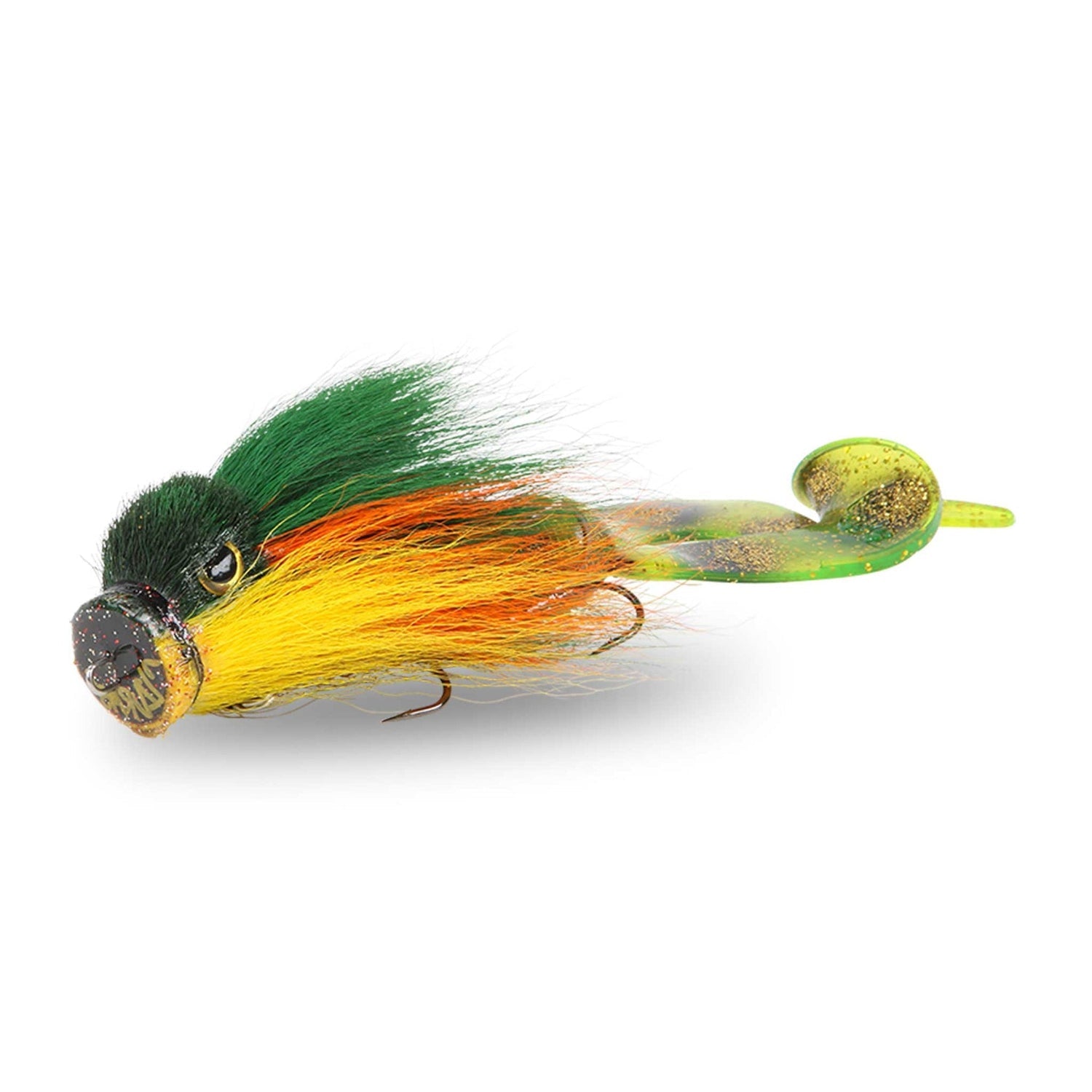 View of Swimbaits Strike Pro Miuras mouse big Swimbait Fire Tiger available at EZOKO Fishing