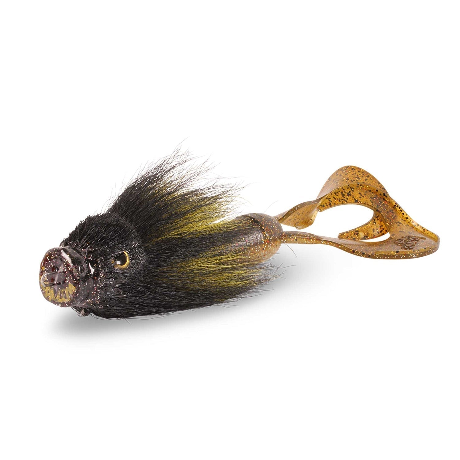 View of Swimbaits Strike Pro Miuras mouse big Swimbait Yellow Fever available at EZOKO Fishing