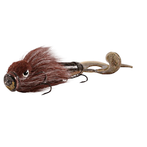 View of Swimbaits Strike Pro Miuras mouse mini Swimbait Baby Brown available at EZOKO Fishing
