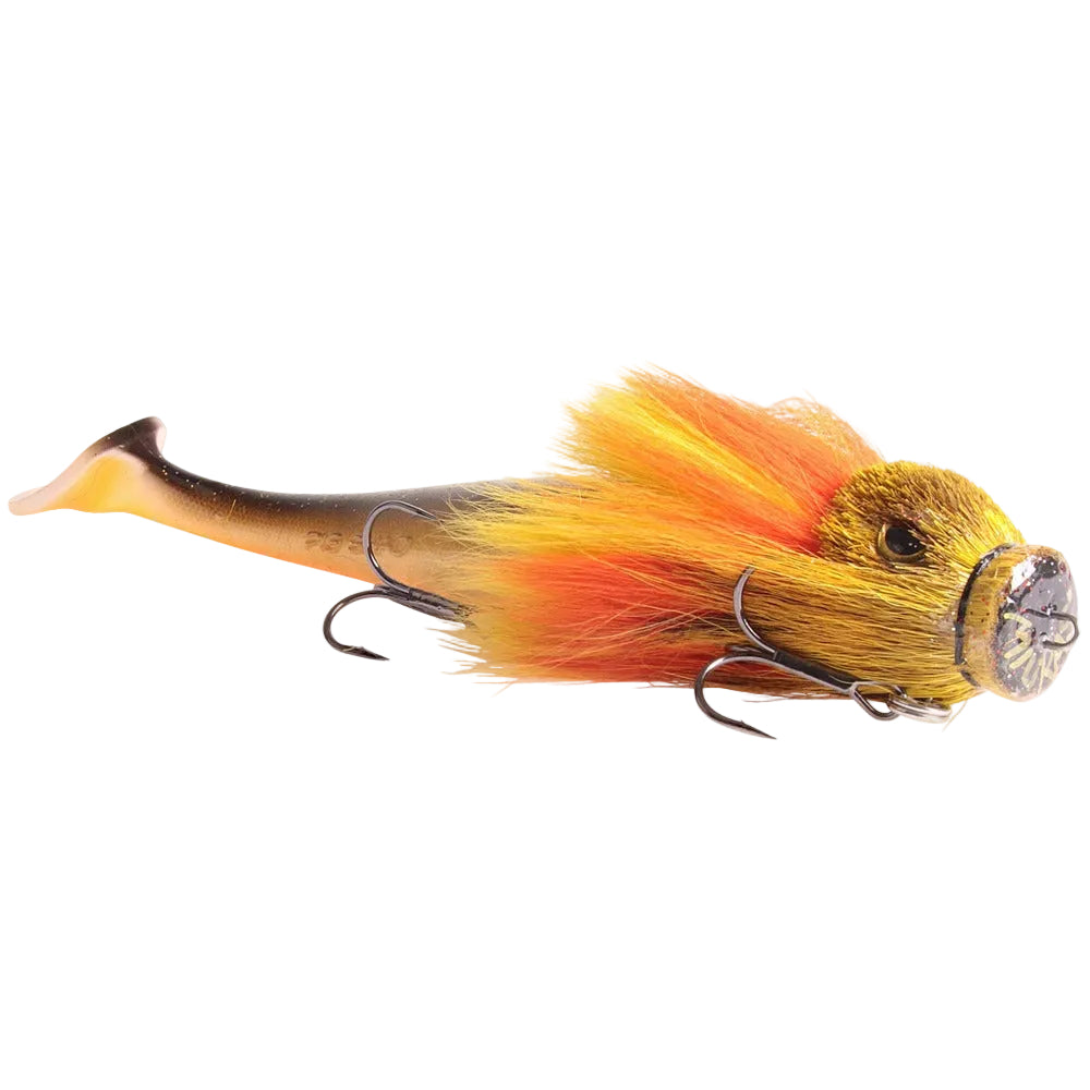 View of Swimbaits Strike Pro Miuras Mouse Pig Shad Swimbait Sunset available at EZOKO Fishing