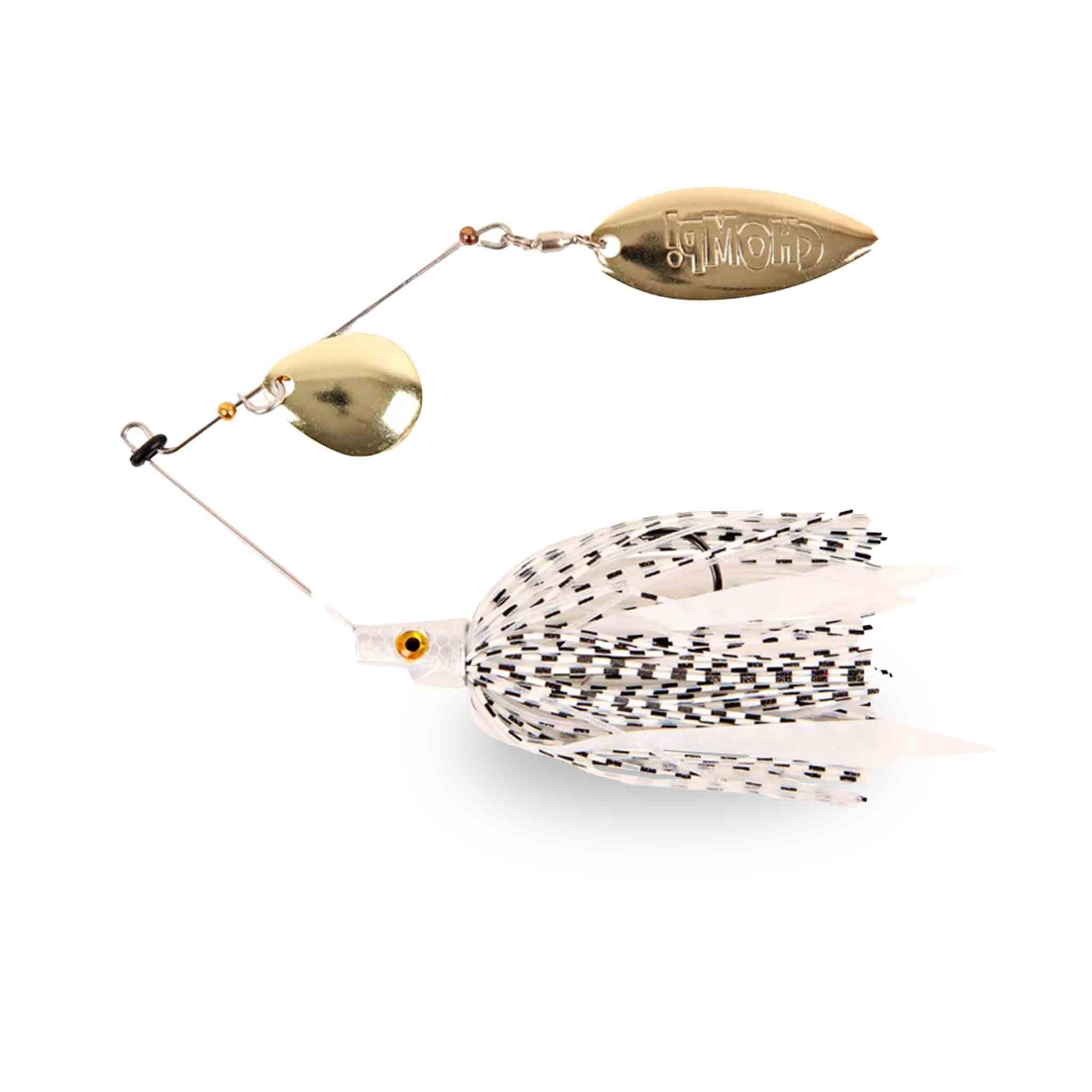 View of Spinnerbaits Strike Pro Pig Chopper Spinnerbait Albino Shad available at EZOKO Fishing