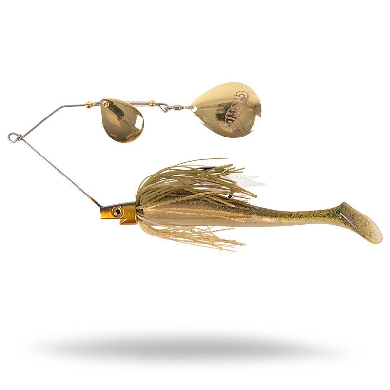 View of Strike Pro Pig Chopper XL Spinnerbait Golden Shiner available at EZOKO Fishing