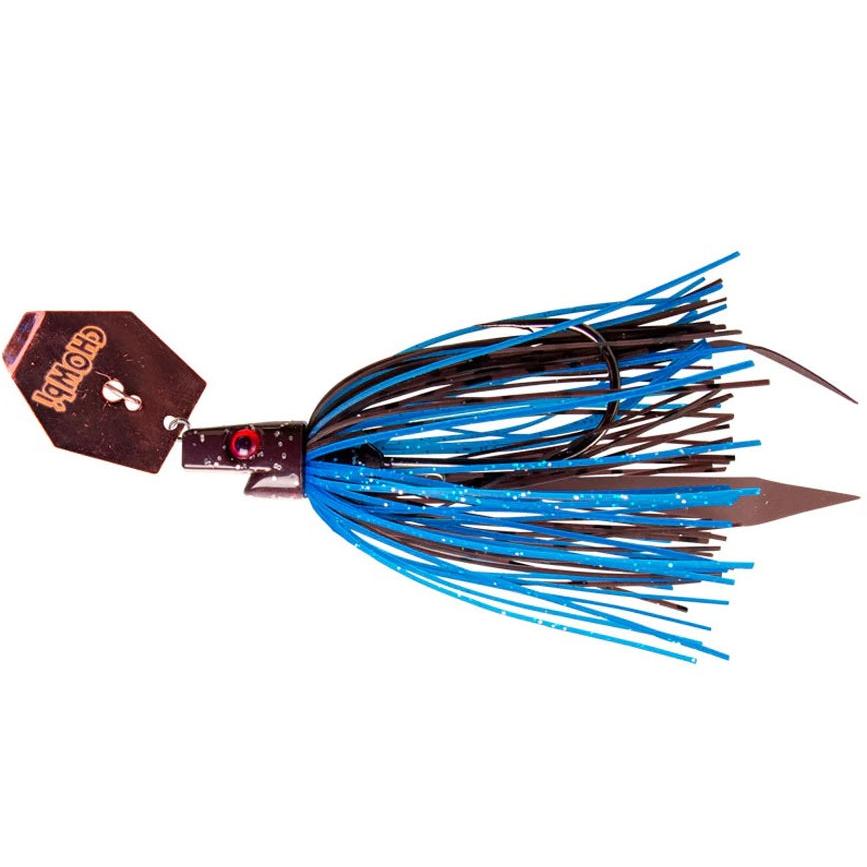 View of Chatterbaits Strike Pro Pig Hula Chatterbait 11 gr Nazgul available at EZOKO Fishing