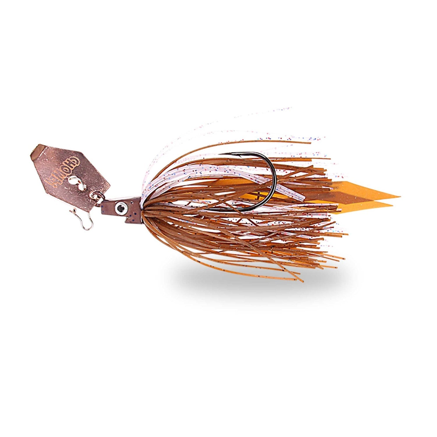 View of Chatterbaits Strike Pro Pig Hula Chatterbait 16 gr Motoroil Pepper available at EZOKO Fishing