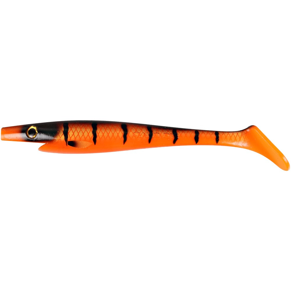 View of Swimbaits Strike Pro Pig Shad Jr (2-pack) Swimbait Tiger Pike available at EZOKO Pike and Musky Shop