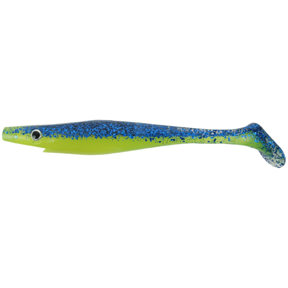 View of Swimbaits Strike Pro Pig Shad Nano (4-pack) Swimbait Zander Queen available at EZOKO Fishing