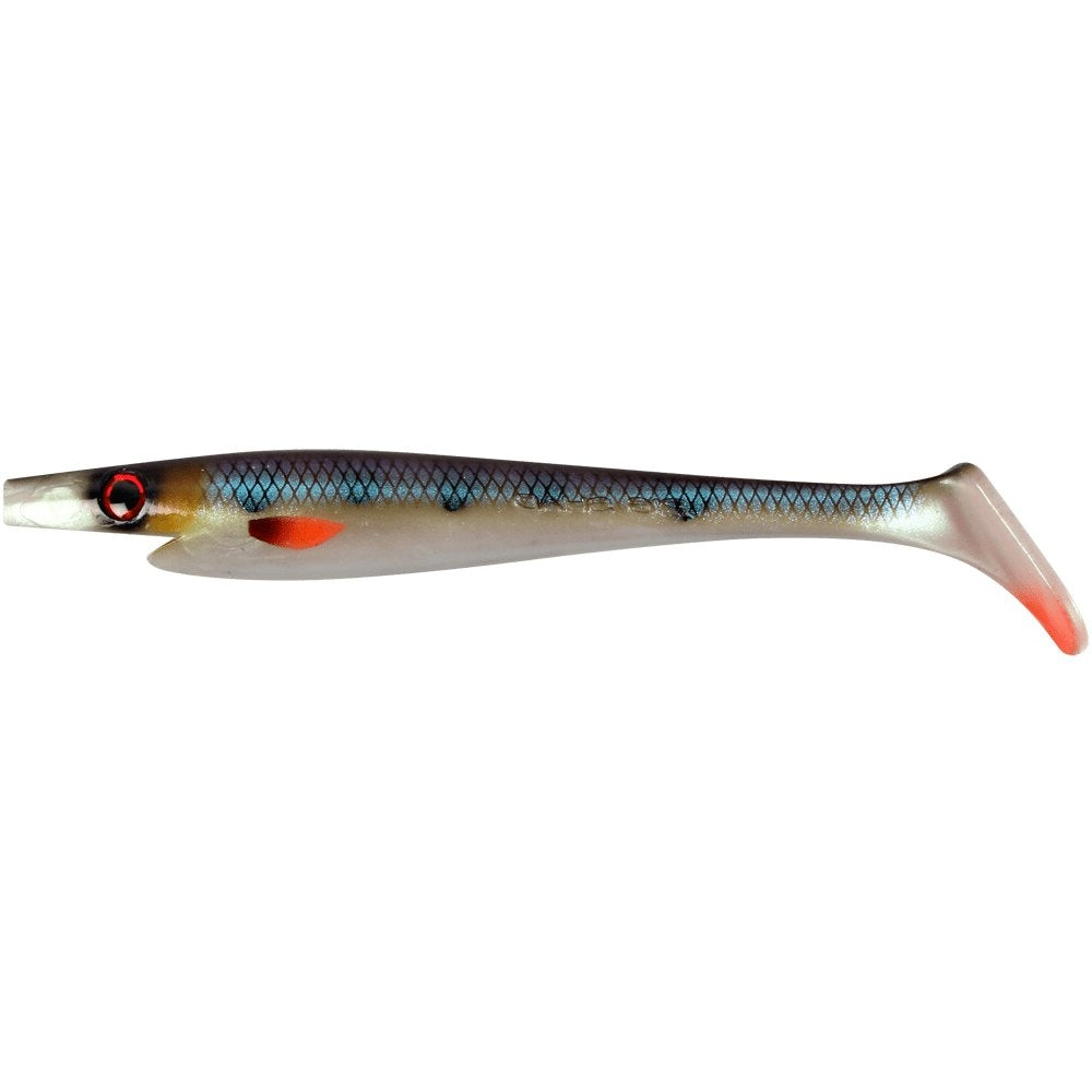 View of Swimbaits Strike Pro Pig Shad Swimbait Royal Perch available at EZOKO Fishing