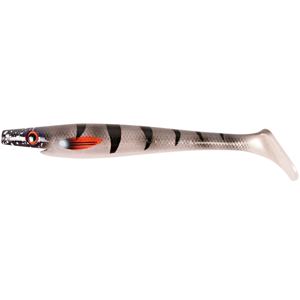 View of Swimbaits Strike Pro Pig Shad Tournament (2-pack) Swimbait Silver Koi available at EZOKO Fishing