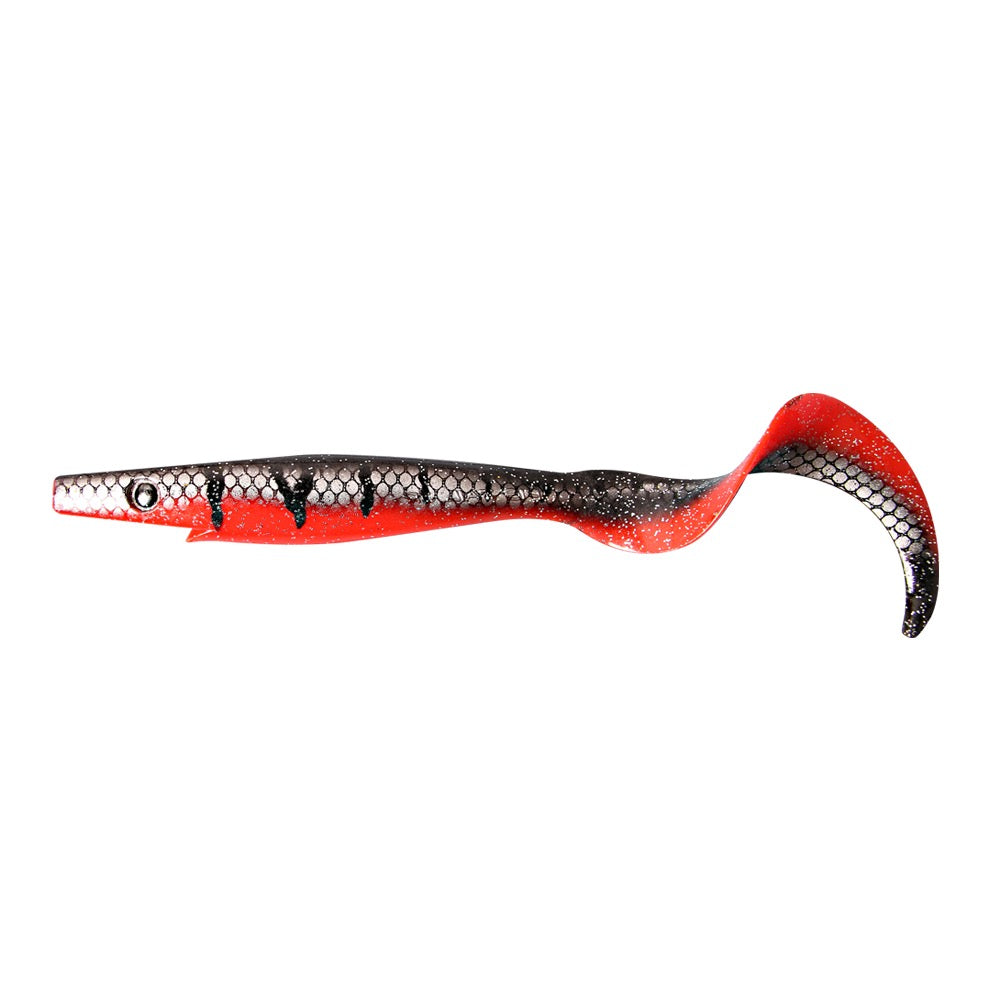 View of Swimbaits Strike Pro Pig Tail Jr (2-pack) Swimbait The Red Baron available at EZOKO Fishing