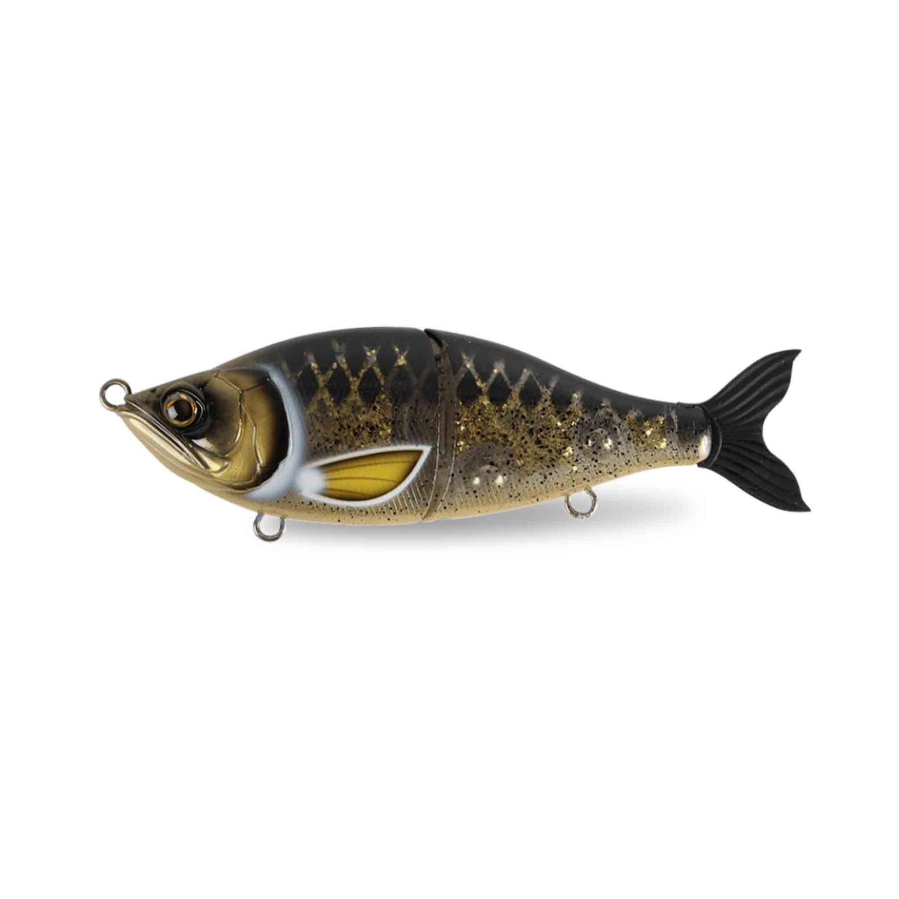 View of Swimbaits Strike Pro X-Buster Swimbait Spotted Bullhead available at EZOKO Pike and Musky Shop