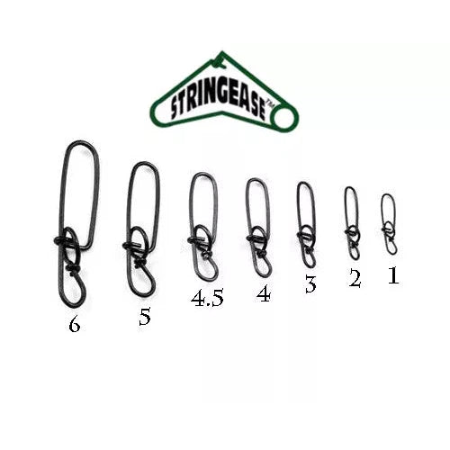 View of Snaps-Swivels-Split-Rings Stringease Stay Lock Snaps available at EZOKO Pike and Musky Shop