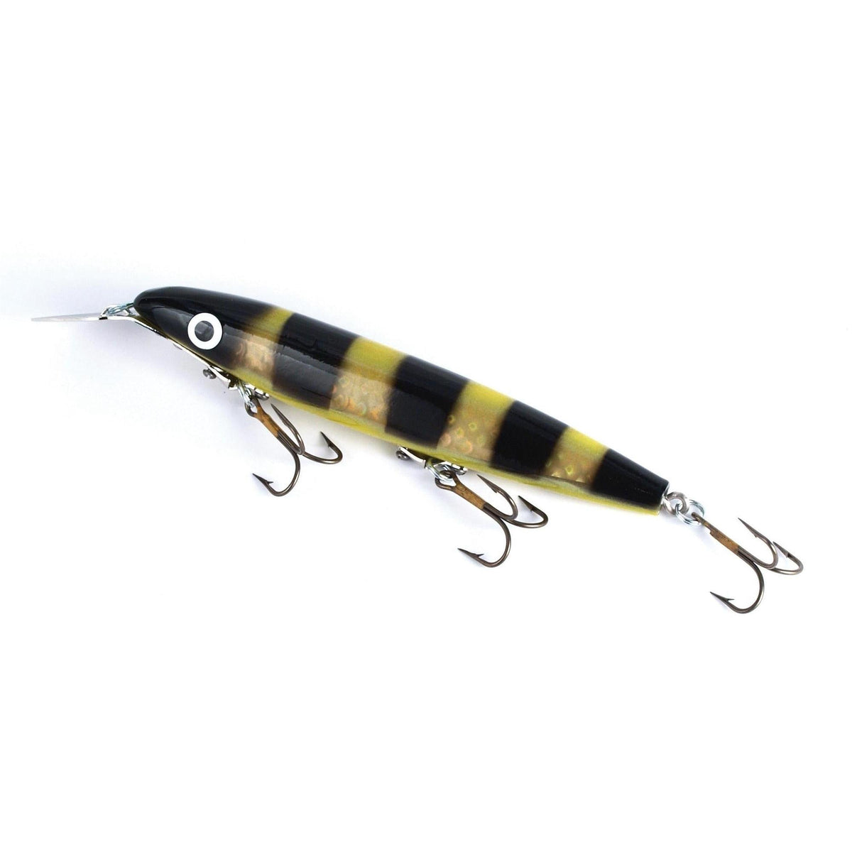 View of Suick Husky 1800 Series Cisco Kid Crankbait Tiger Stripe available at EZOKO Fishing