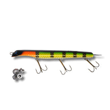 View of Dive_And_Rise Suick Thriller Adjustable Weight High Impact 9" Dive And Rise Bait Perch available at EZOKO Pike and Musky Shop