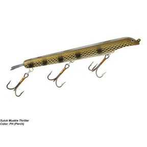 View of Dive_And_Rise Suick Weighted Thriller 10" Dive And Rise Bait available at EZOKO Pike and Musky Shop
