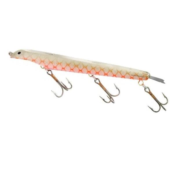 View of Dive_And_Rise Suick Weighted Thriller 10" Dive And Rise Bait Night Hawk available at EZOKO Fishing