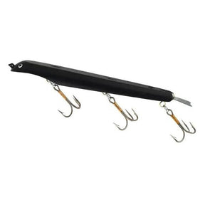 View of Dive_And_Rise Suick Weighted Thriller 9" Dive And Rise Bait Black available at EZOKO Fishing