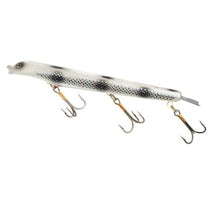 View of Dive_And_Rise Suick Weighted Thriller 9" Dive And Rise Bait Holographic White available at EZOKO Fishing