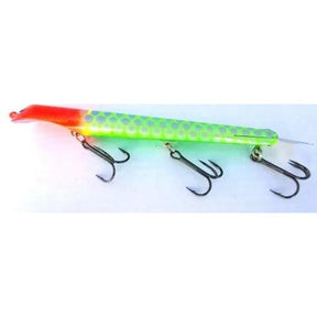 View of Dive_And_Rise Suick Weighted Thriller 9" Dive And Rise Bait Hot Tamale available at EZOKO Fishing