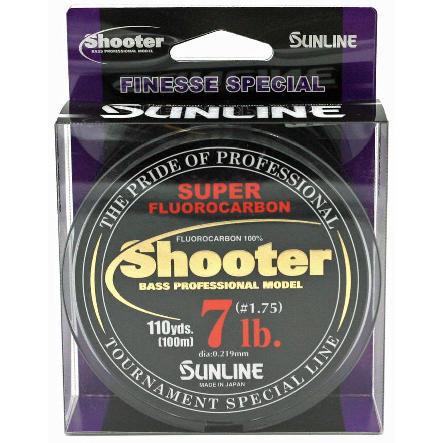 View of Fluorocarbon Sunline New Shooter Fluorocarbon 7 Lb Clear 110 Yds available at EZOKO Fishing