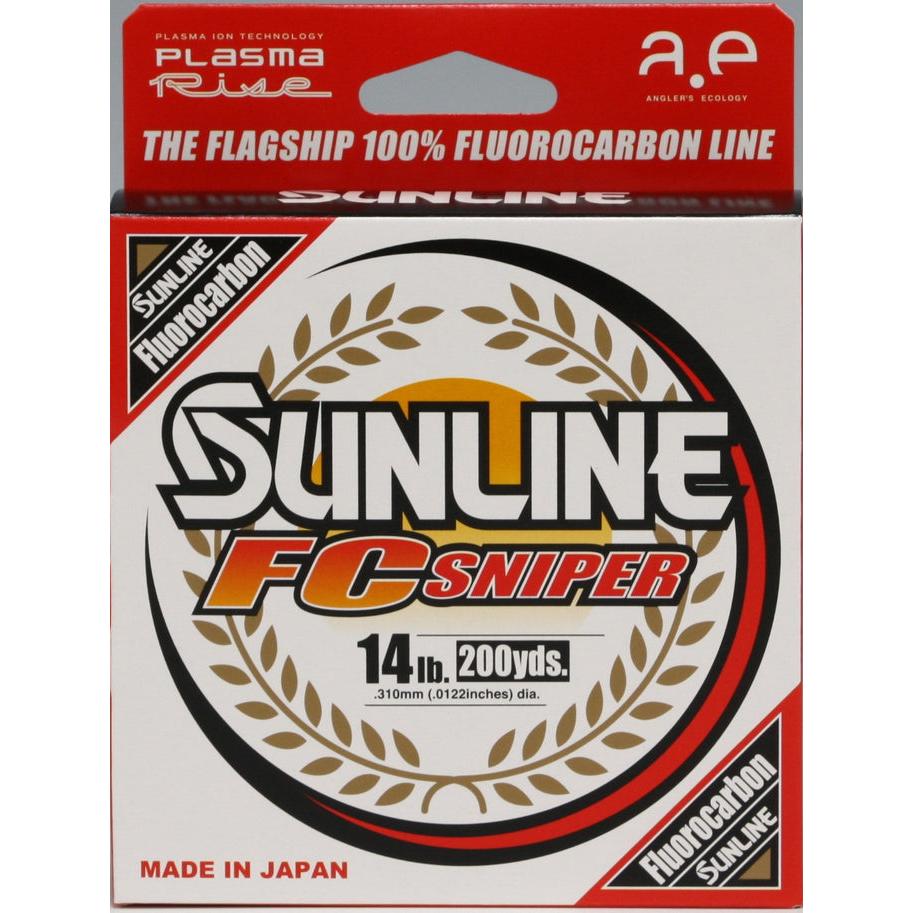 View of Fluorocarbon Sunline Super FC Sniper Fluorocarbon 14 Lb Clear 200 Yds available at EZOKO Fishing