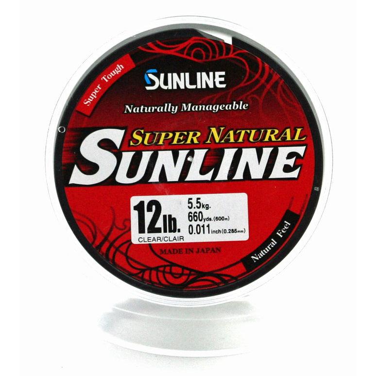 View of Nylon Sunline Super Natural Nylon Monofilament 12 Lb Clear available at EZOKO Fishing