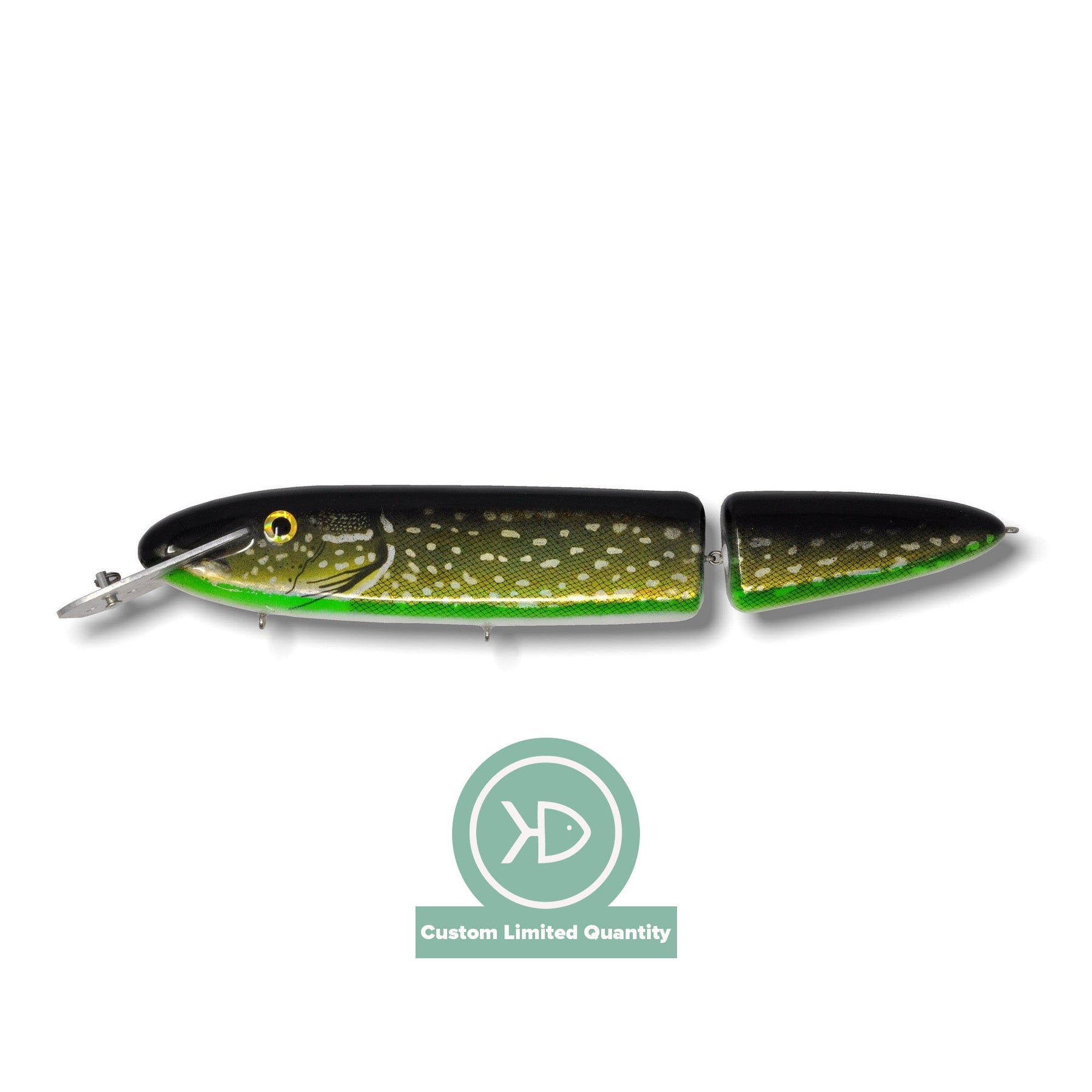 View of Crankbaits Supernatural Big Baits Jointed Mattlock 15" Pike available at EZOKO Pike and Musky Shop