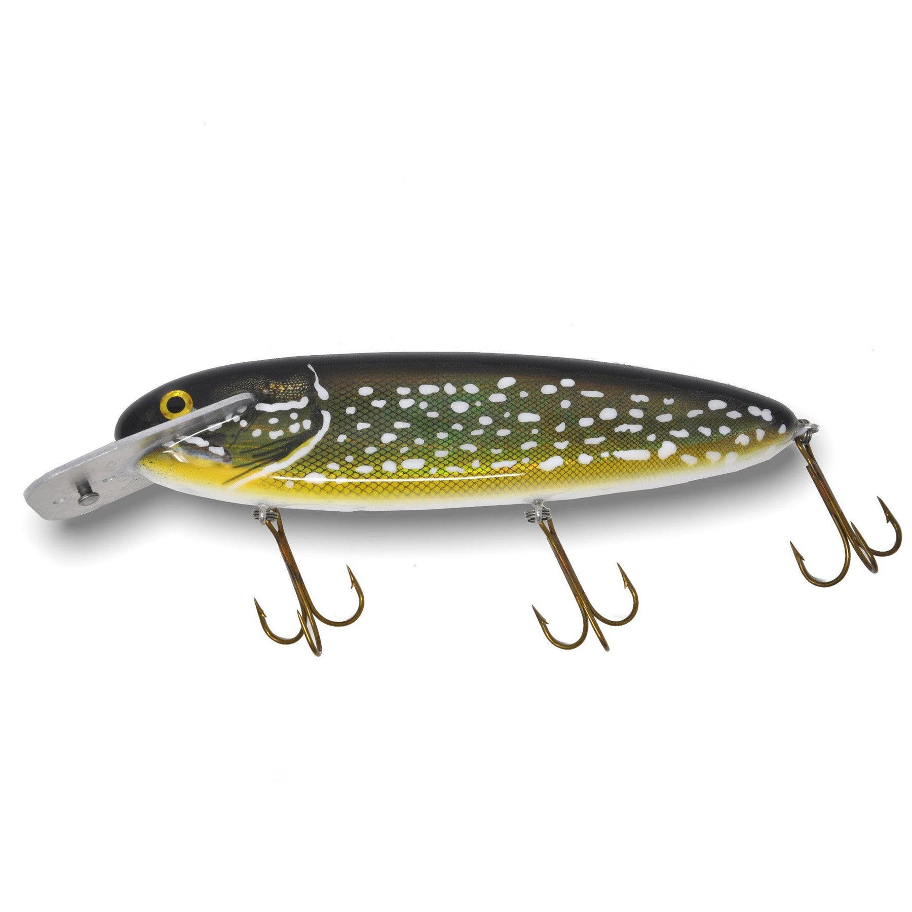 View of Crankbaits Supernatural Big Baits MattLock 10" Pike available at EZOKO Pike and Musky Shop