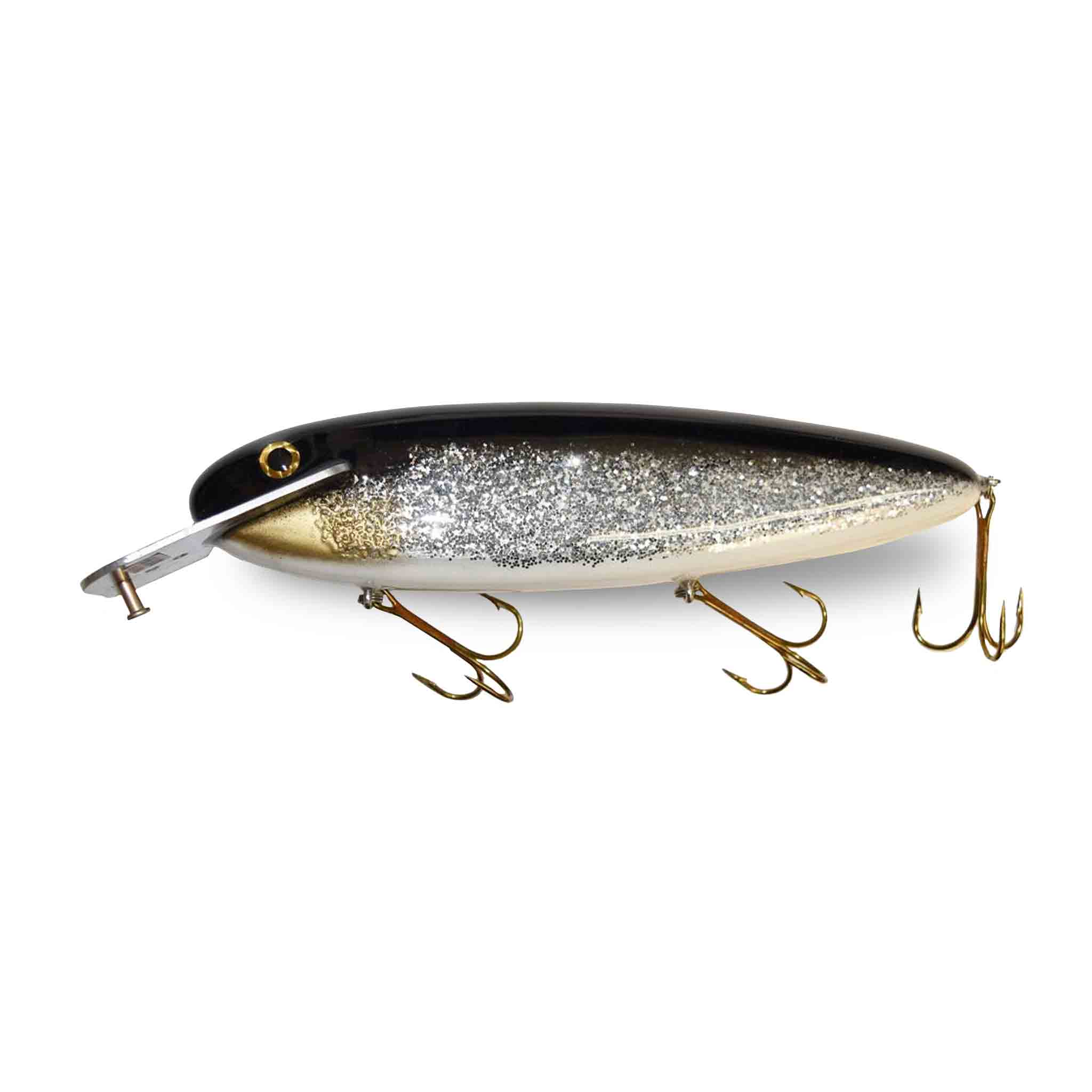 View of Crankbaits Supernatural Big Baits MattLock 10" Black Rice available at EZOKO Pike and Musky Shop