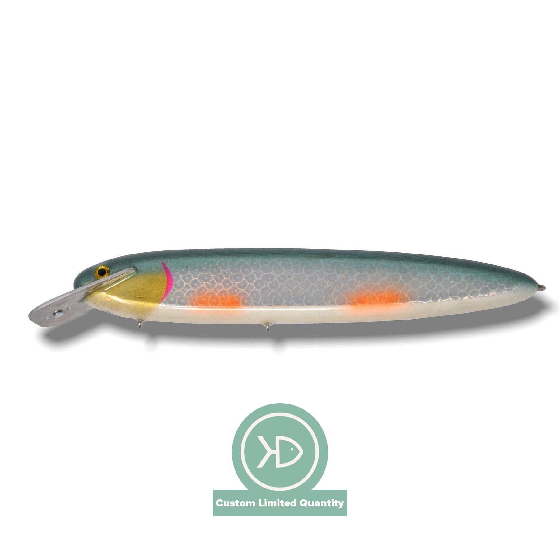 View of Crankbaits Supernatural Big Baits Mattlock 15" Emerald Shiner available at EZOKO Pike and Musky Shop