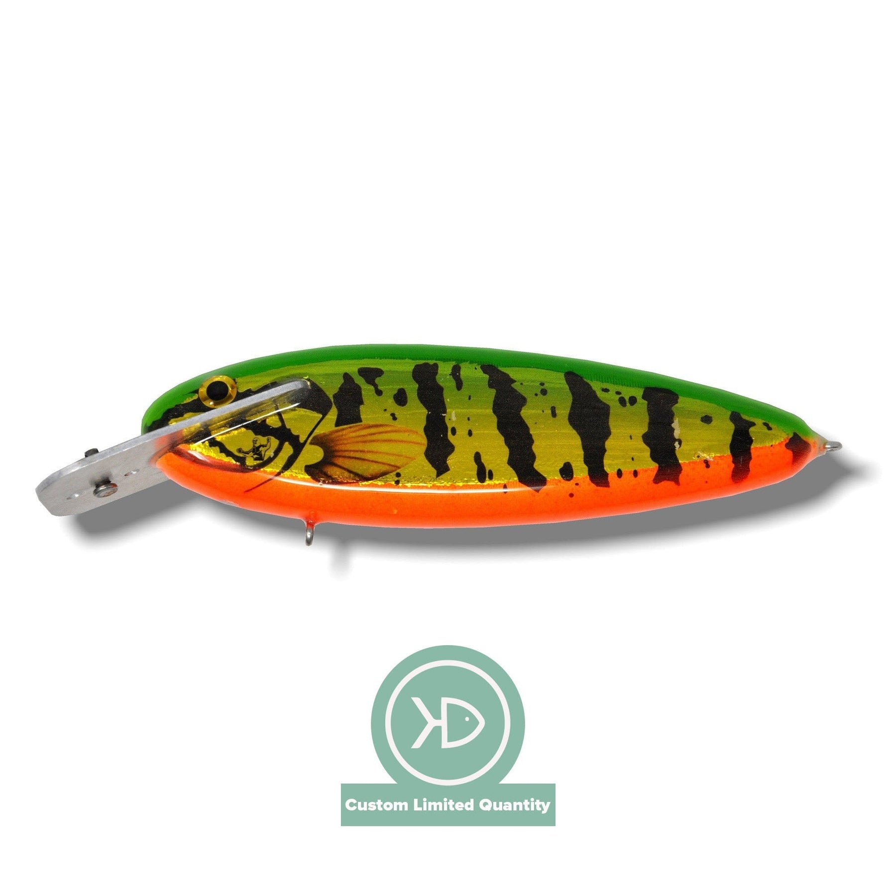 View of Crankbaits Supernatural Big Baits Headlock 8Five Fire Tiger available at EZOKO Pike and Musky Shop