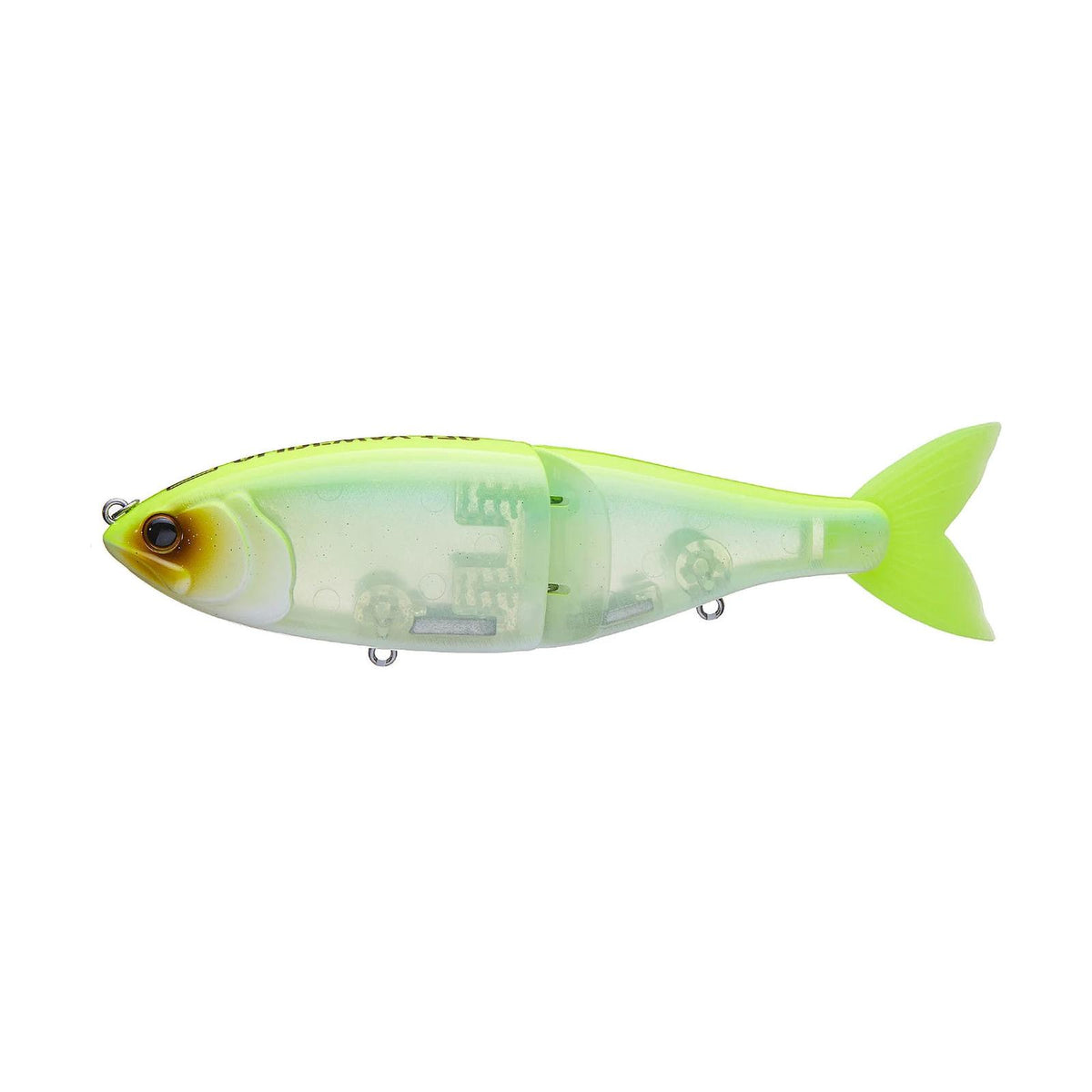 View of Swimbait Republic Glideway 236 Glidebait Radioactive available at EZOKO Fishing