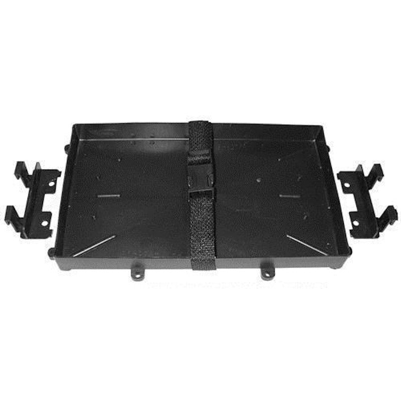 View of boat_accessories TH Marine Combo Two Size Battery Tray 24-27 size available at EZOKO Pike and Musky Shop
