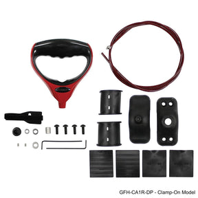 View of boat_accessories T-H Marine G-Force Trolling Motor Handle Red available at EZOKO Pike and Musky Shop