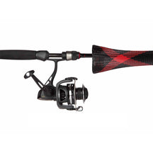 View of Rods-Reels-Accessories The Rod Glove Spinning Extra Long Red Spyder available at EZOKO Pike and Musky Shop