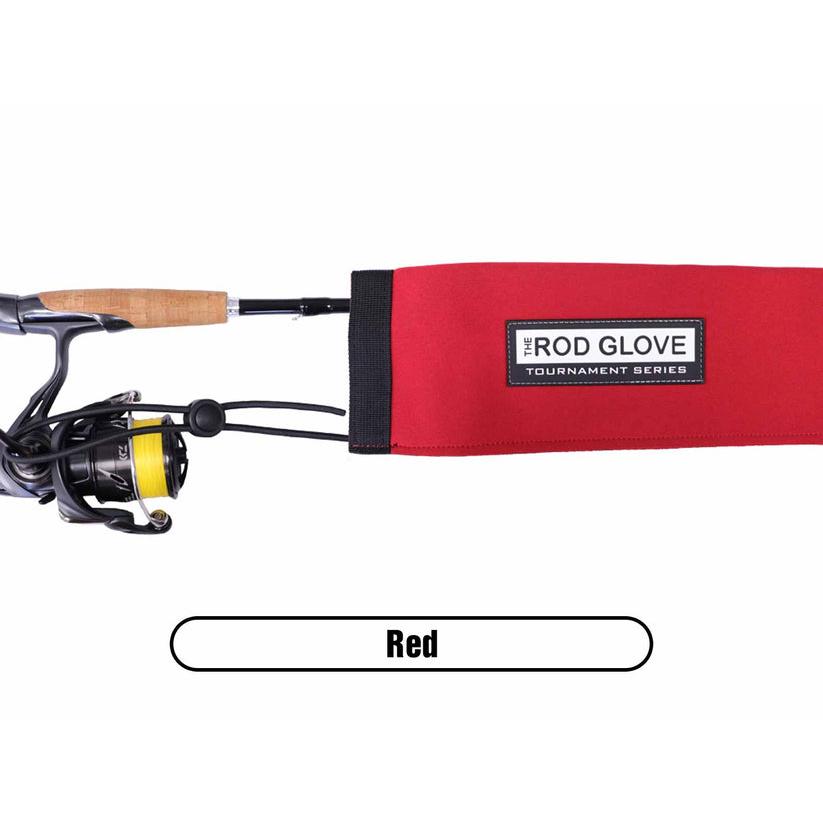 View of Rods-Reels-Accessories The Rod Glove Tournament Series Spinning Rod Cover Red available at EZOKO Pike and Musky Shop