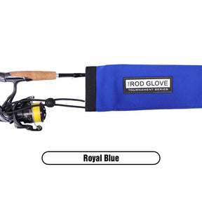 View of Rods-Reels-Accessories The Rod Glove Tournament Series Spinning Rod Cover Royal Blue available at EZOKO Pike and Musky Shop
