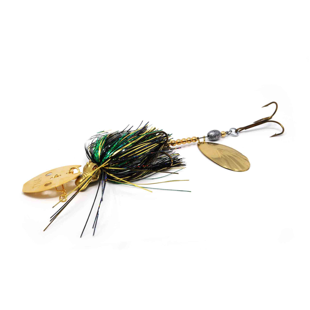 Bucktail Muskie Spinner Bait Musky Pike Lure 7 Long 3/4 Ounce 2 Pack (Type  D), Spinners & Spinnerbaits -  Canada